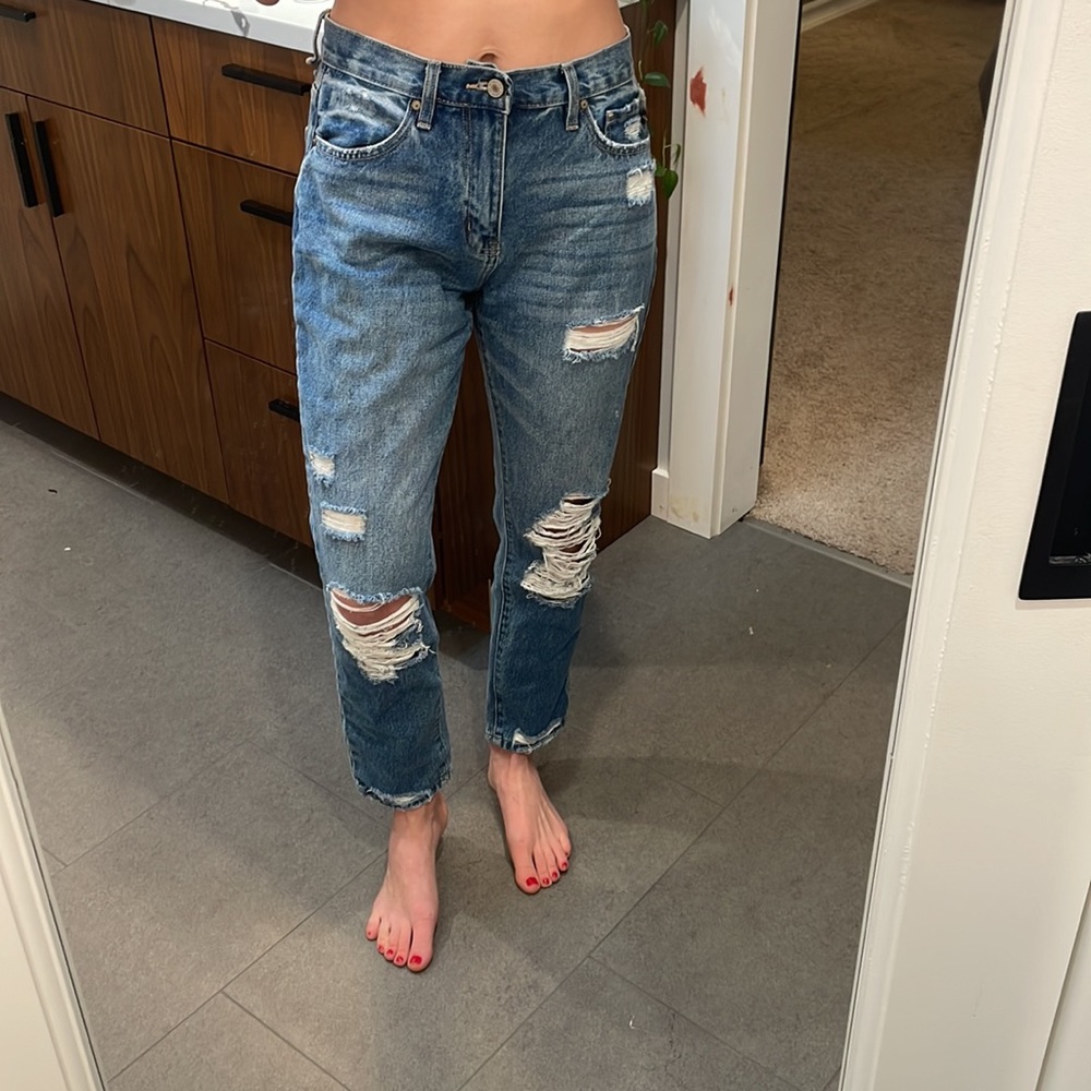 Women’s 26 Kankan boyfriend jeans, New! Boutique brand